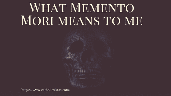 What does online memento mori mean